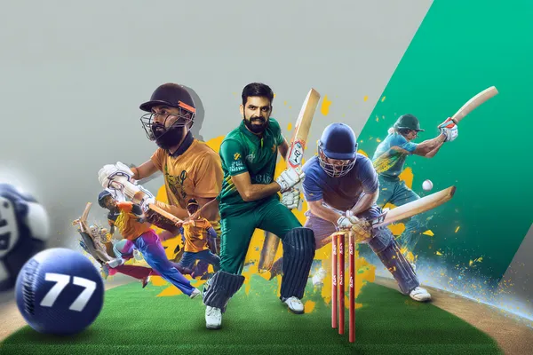 Uma jovem relaxando com o celular enquanto elementos dinâmicos de cassino flutuam ao seu redor, ilustrando a experiência móvel fluida oferecida pelo app 7KBT.