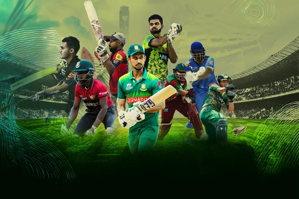 Uma mulher glamourosa segurando fichas de cassino em um ambiente iluminado por néon, representando a atmosfera premium do cassino online 7KBT.